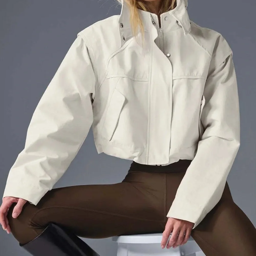 Women's White Alo Jacket - Picture 4 of 7